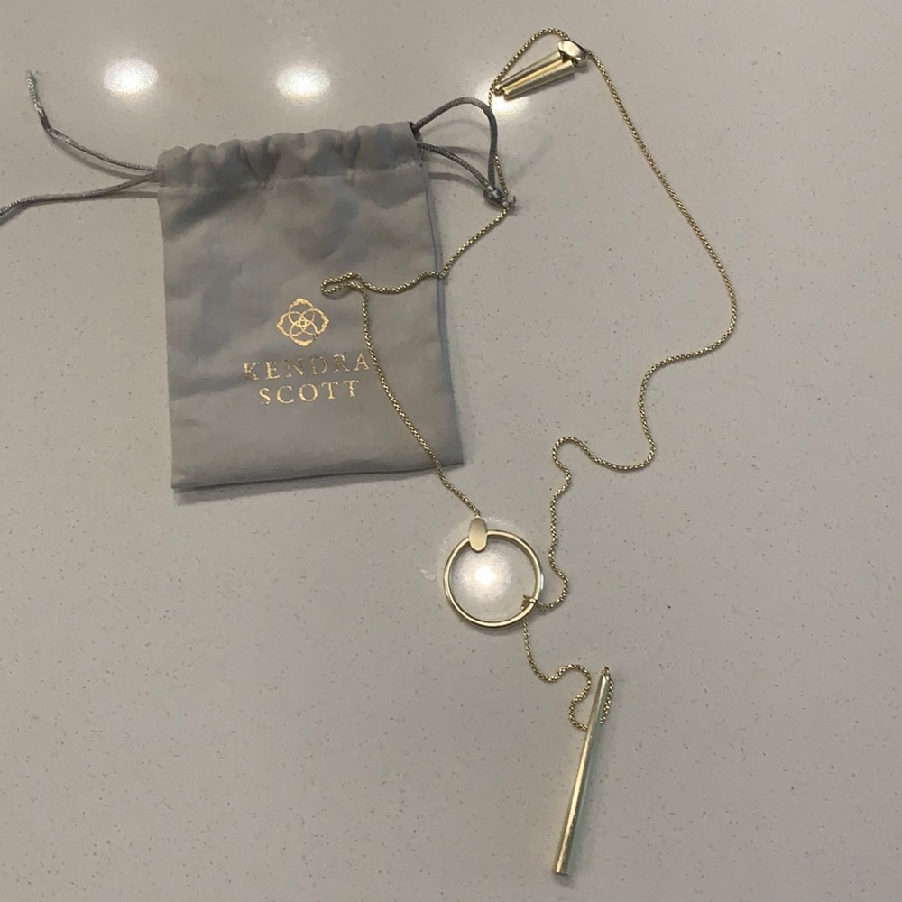 Kendra Scott Long Gold Necklace